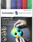 Schneider Paint-It 310 akryylimaalikynät 2 mm