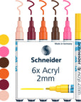 Schneider Paint-It 310 -akryylimaalikynät 2 mm