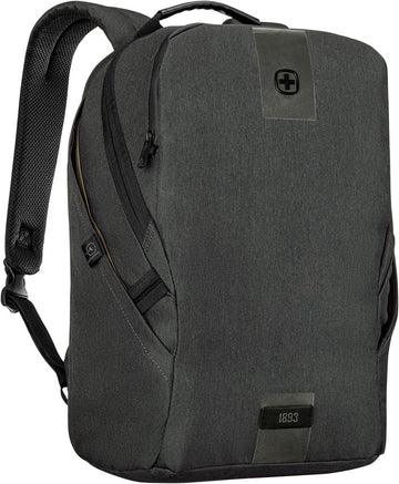 Wenger, MX ECO Light 16'' Laptop Backpack with Tablet Pocket, Charcoal