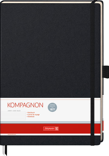 Muistikirja Kompagnon Classic 21 x 29,4 cm, viivoitettu