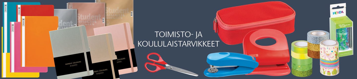 Toimisto- ja koululaistarvikkeet