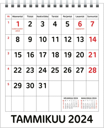 Työpöytäkalenteri 2024