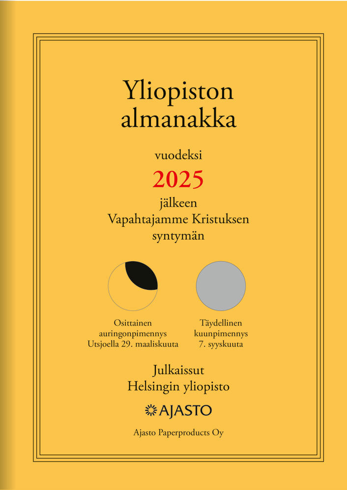 Yliopiston almanakka A4 2025