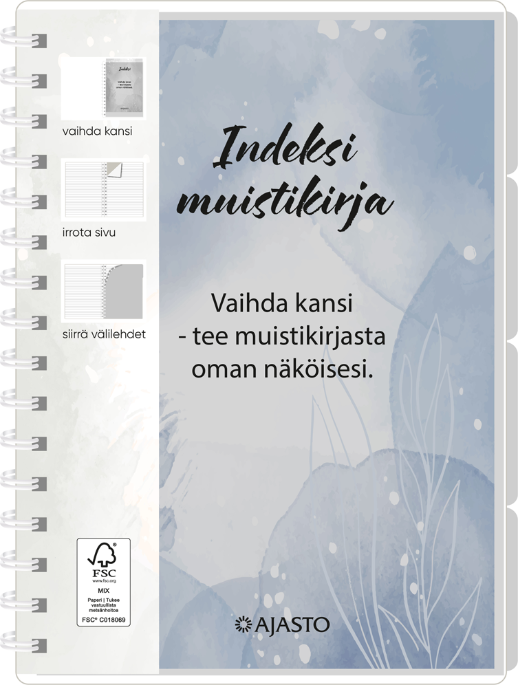 Indeksi muistikirja