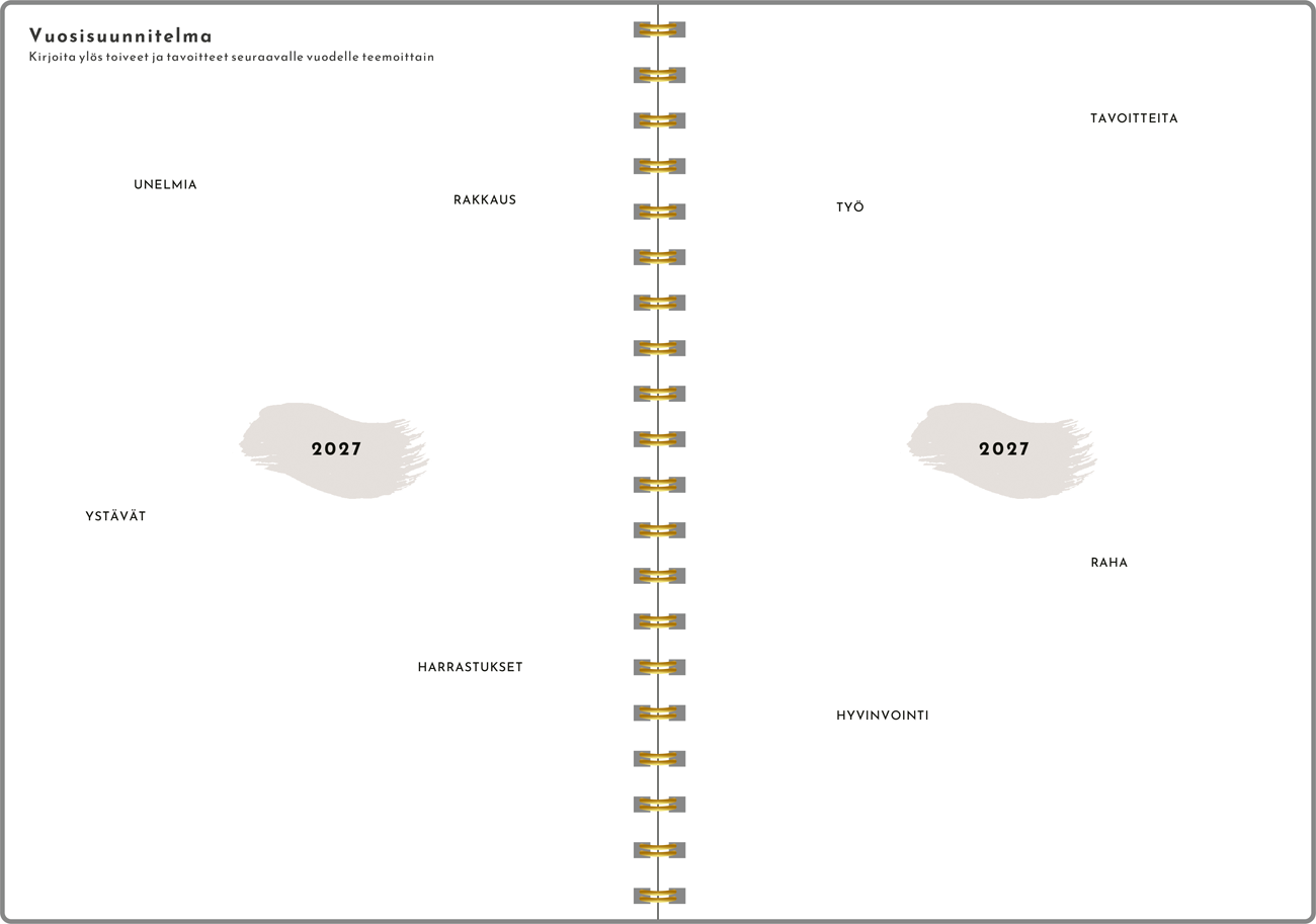 Harmony Planner, 2027