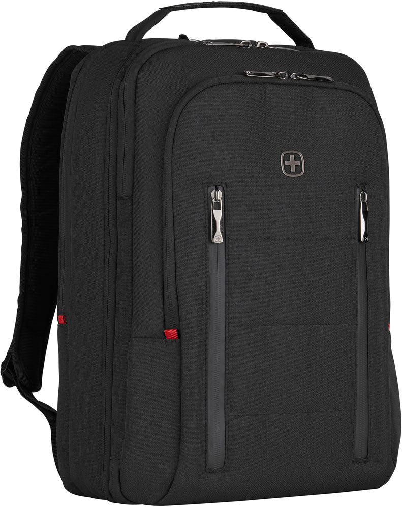 Wenger, City Traveler Carry-On 16'' Backpack with Tablet Pocket, Black