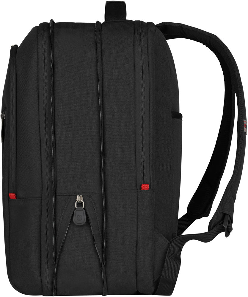 Wenger, City Traveler Carry-On 16'' Backpack with Tablet Pocket, Black