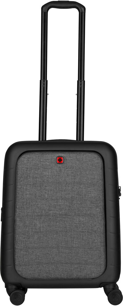 Wenger, Syntry Carry-On Case with Laptop Compartment, Black/Heather Grey