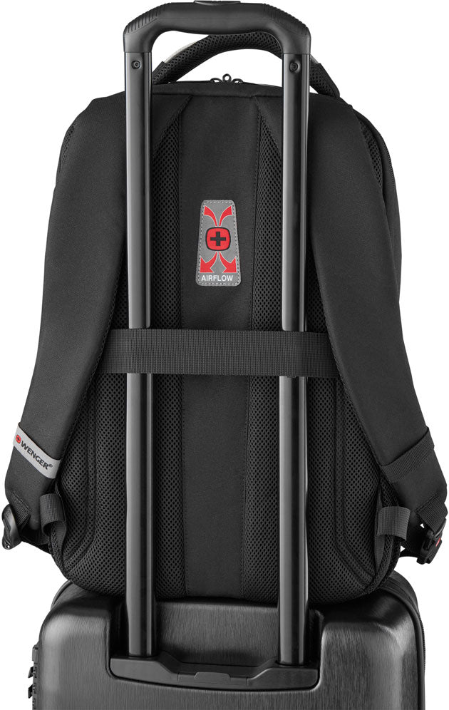 Wenger, PlayerMode 15,6” Gaming Laptop Backpack with Tablet Pocket, Black