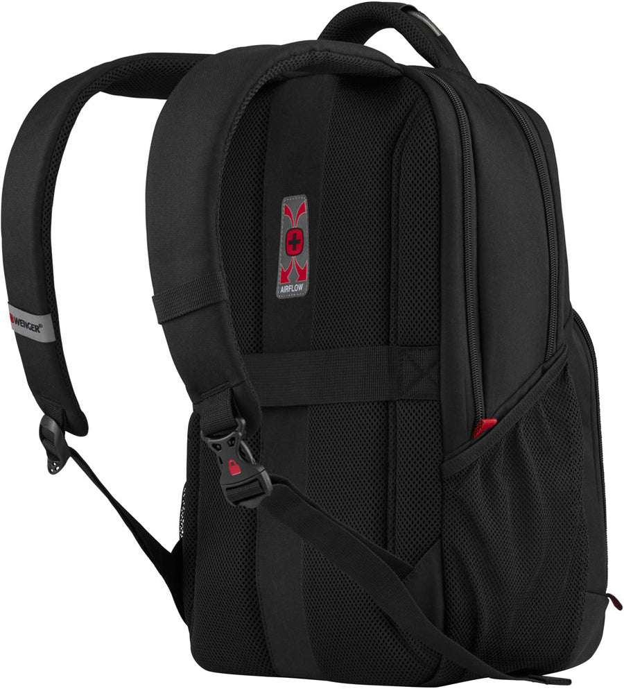 Wenger, PlayerMode 15,6” Gaming Laptop Backpack with Tablet Pocket, Black