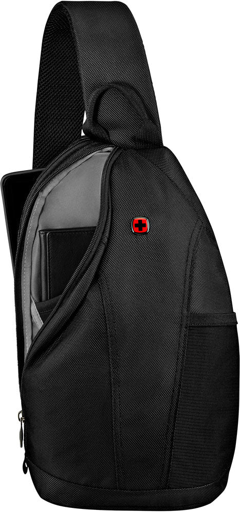 Wenger, BC Fun Monosling Bag with Tablet Pocket, Black