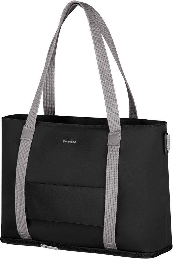Wenger, Motion Deluxe Tote 15,6'' Laptop Tote with Tablet Pocket, Chic Black