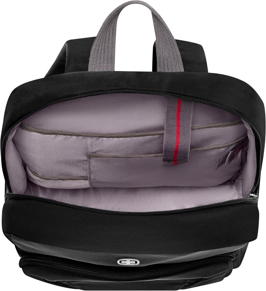 Wenger, Motion 15,6'' Laptop Backpack with Tablet Pocket, Chic Black
