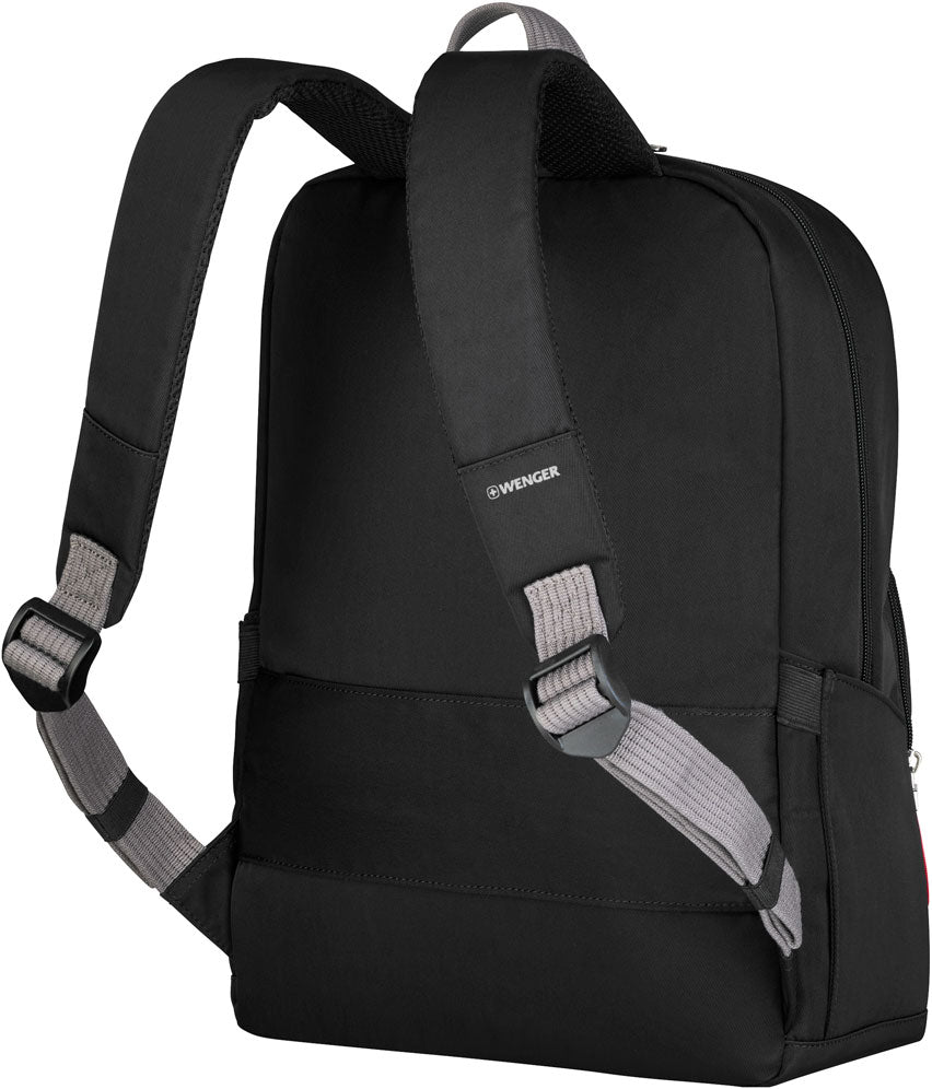Wenger, Motion 15,6'' Laptop Backpack with Tablet Pocket, Chic Black