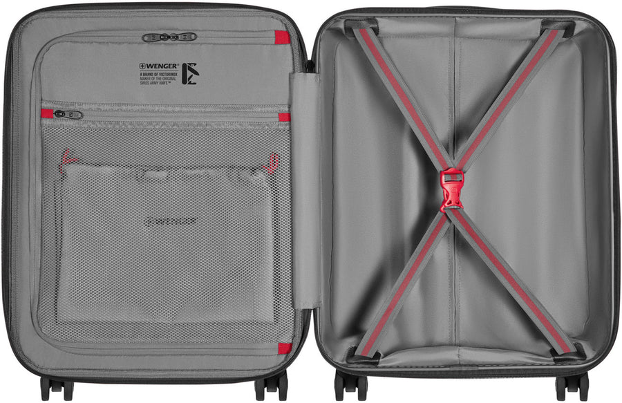 Wenger, Motion Carry-On Hardside Case, Ash Grey