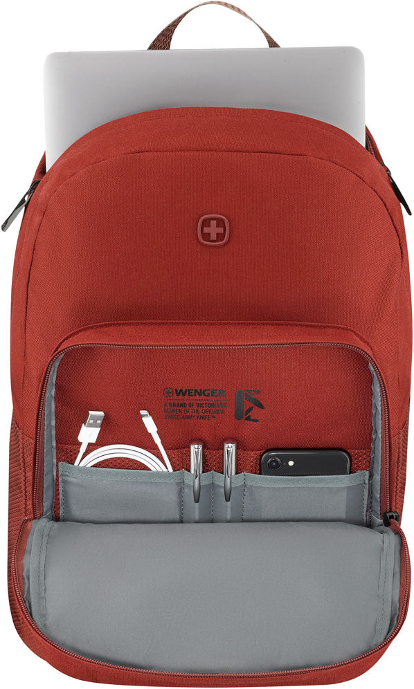 Wenger, Crango 16'' Laptop Backpack, Lava