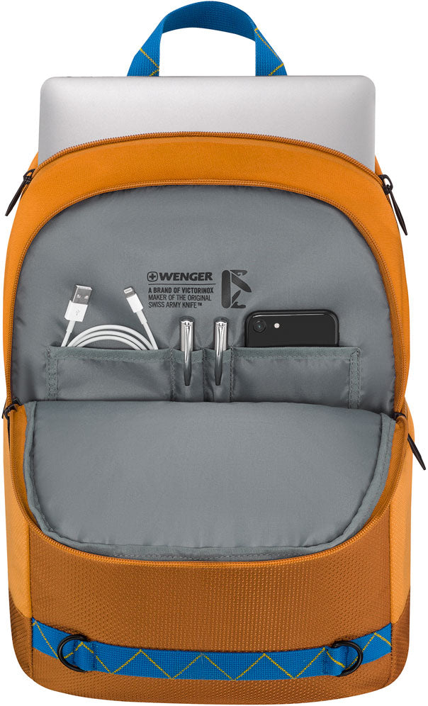 Wenger, Tyon 15,6'' Laptop Backpack, Ginger