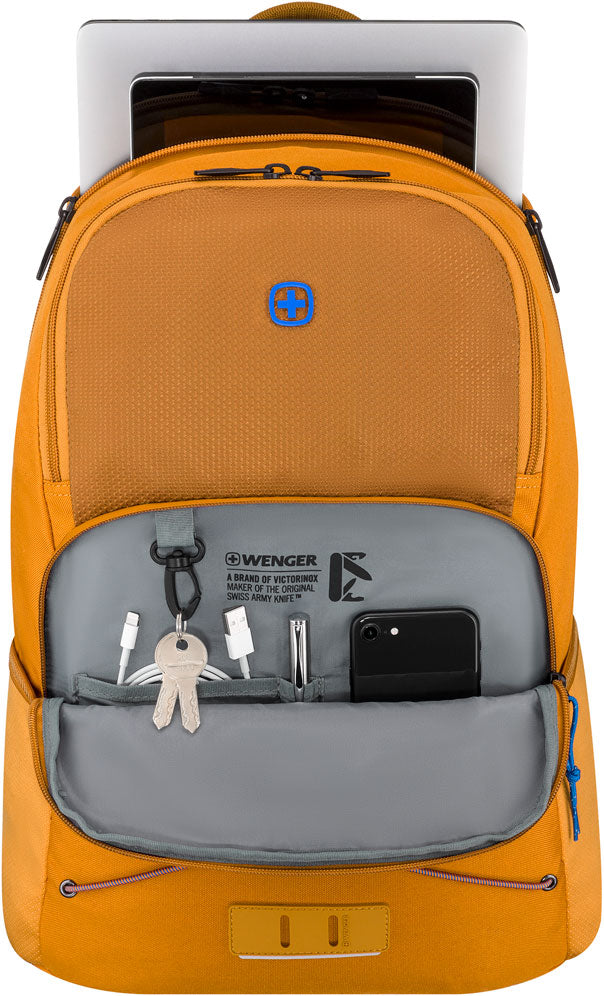 Wenger, Trayl 15,6'' Laptop Backpack with Tablet Pocket, Ginger