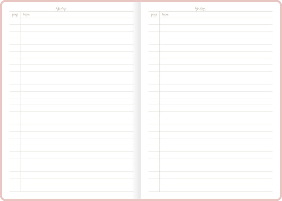 Planner-muistikirja, blossom