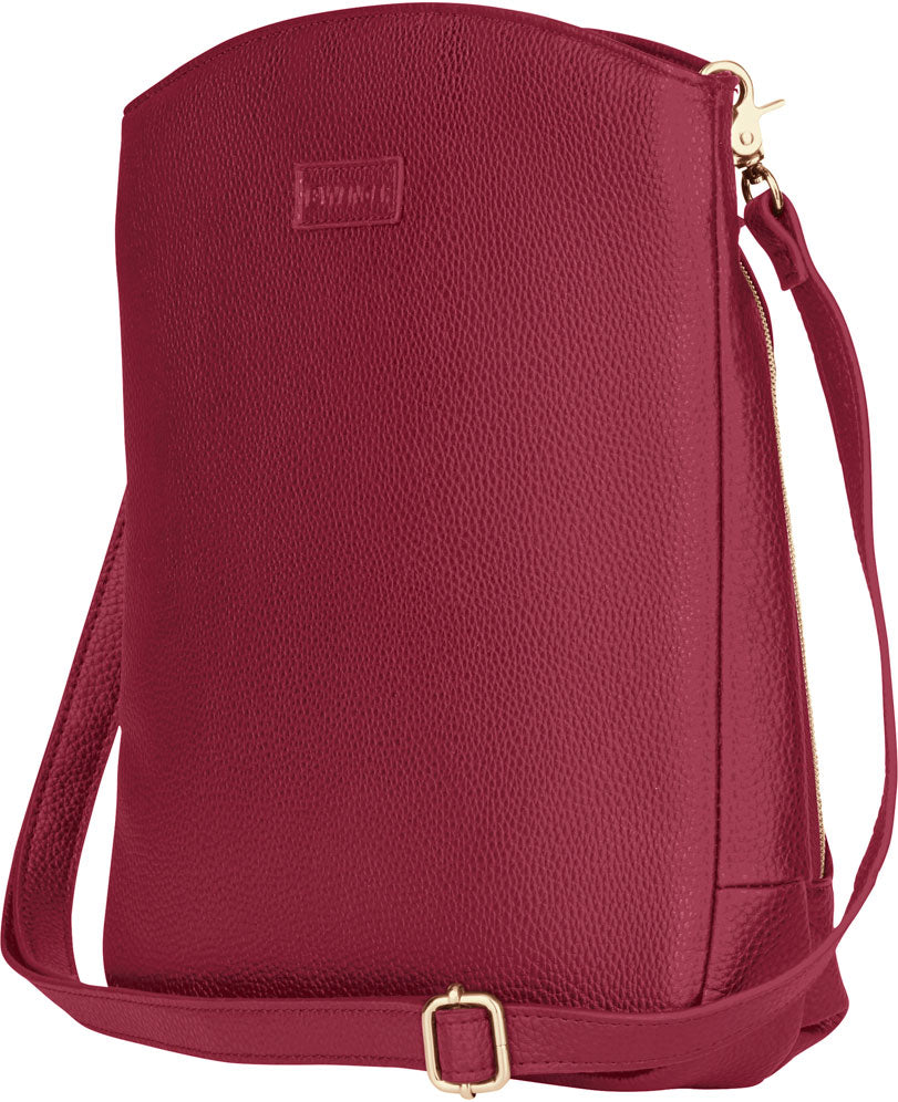 Wenger, LeaSophie Crossbody Tote with Tablet Pocket, rumba red